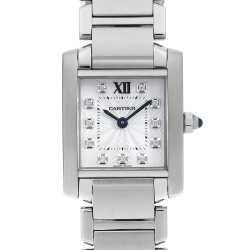 WE110006 シルバー Cartier（カルティエ）タンクフランセーズ SM 11P