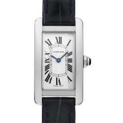 カルティエ タンクアメリカン ベゼルダイヤ WB710012 レディース 中古 腕時計 Cartier - カルティエ タンクアメリカン ベゼルダイヤ WB710012