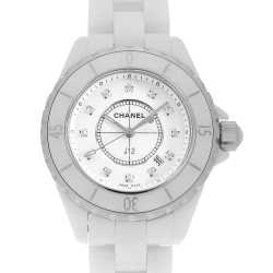 シャネル(CHANEL) J12 クロノグラフ 白セラミック H1007 新品