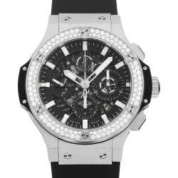 正規品HUBLOT ウブロ ビッグ・バン 44mmアリゲーターラバーベルト中古♪ 正規品HUBLOT ウブロ ビッグ・バン 44mmアリゲーターラバーベルト中古