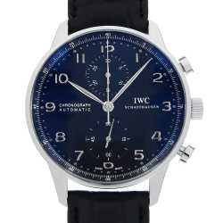  特価ブログのポータルサイト IW371415 ブラック IWC ポルトギーゼ クロノグラフ 中古 | 東京 時計