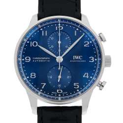 IWCポルトギーゼ用ストラップ(RASINオリジナル)  革ベルト クロコ 青 当店一番人気】 IWCポルトギーゼ用ストラップ(RASINオリジナル
