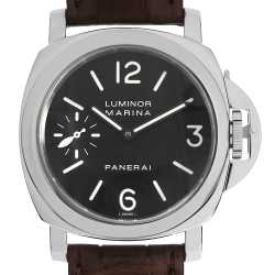【ひろ】パネライ PANERAI PAM00312 ルミノールマリーナ PAM00312 ブラック PANERAI（パネライ）ルミノールマリーナ1950