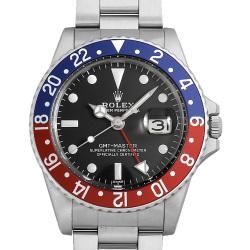 16710 ブラック ROLEX（ロレックス）GMTマスターII 赤黒ベゼル 中古