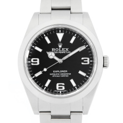 214270 ブラック ROLEX（ロレックス）エクスプローラーI 前期型 