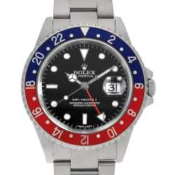 16710 ブラック ROLEX（ロレックス）GMTマスターII 赤黒ベゼル 中古