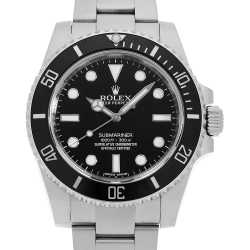 ロレックス ROLEX サブマリーナ ノンデイト 114060 ブラック ステンレススチール 自動巻き メンズ 腕時計 114060 ブラック ROLEX（ロレックス）サブマリーナ ノンデイト 中古