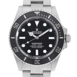 ロレックスサブマリーナ124060 ノンデイト 124060 ブラック ROLEX（ロレックス）サブマリーナ ノンデイト 中古