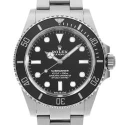 124060 ブラック ROLEX(ロレックス)サブマリーナ ノンデイト 中古 124060 ブラック ROLEX(ロレックス)サブマリーナ ノンデイト 中古