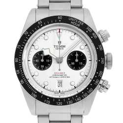 【極美品】 チュードル TUDOR 79360N 79360N オパライン TUDOR（チューダー）ブラックベイ クロノ 中古