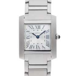 W51008Q3 アイボリー Cartier（カルティエ）タンクフランセーズ SM