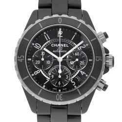 H0940 ブラック CHANEL（シャネル）J12 クロノグラフ 新品 | 東京
