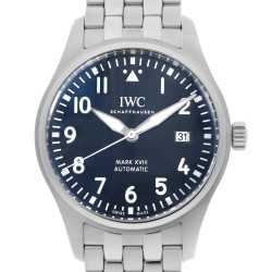 IW327016 ブルー IWC パイロットウォッチ マーク18 プティプランス