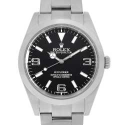 ROLEX エクスプローラー1 214270 純正ブレス 214270 ブラック ROLEX（ロレックス）エクスプローラーI 前期型
