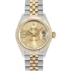 279173G シルバー ROLEX（ロレックス）デイトジャスト 10Pダイヤ