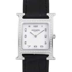 HERMESエルメスHH1.101 Hウォッチ ミニ 新型文字盤 外装仕上げ済み HH1.101 ホワイト HERMES（エルメス）Hウォッチミニ 中古 | 東京・大阪