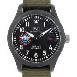 IW378901 ブラック IWC パイロットウォッチ クロノグラフ トップガン