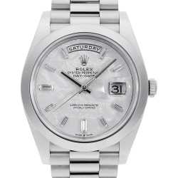 228206 アイスブルー/斜め格子 ROLEX（ロレックス） デイデイト40 中古