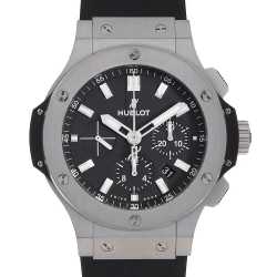 美品 定価146万 ウブロ ビッグバン SS 301.SX.1170.RX 箱保 301.SX.1170.RX ブラック HUBLOT（ウブロ）ビッグバン スティール 中古