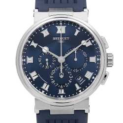 5527TI/G2/5WV ブラック Breguet（ブレゲ）マリーン クロノ