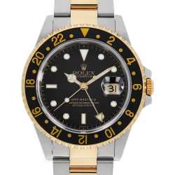 ふつくん ROLEX ロレックス GMTマスターII 16713 E番 ブラウン 腕時計 SS