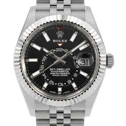 326934 ROLEX（ロレックス） スカイドゥエラー ブライトブルー 新品