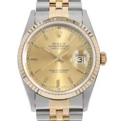 ①-① 専用です。 16248 マホガニー ROLEX（ロレックス）デイトジャスト バーク