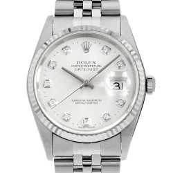 ロレックス デイトジャスト IXダイヤ 279174G シルバー ランダム番 レディース 中古 腕時計 279174G シルバー ROLEX（ロレックス）デイトジャスト IXダイヤ 中古