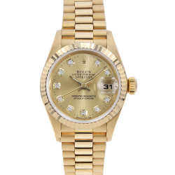 69178LS シャンパン ROLEX（ロレックス）デイトジャスト サークル