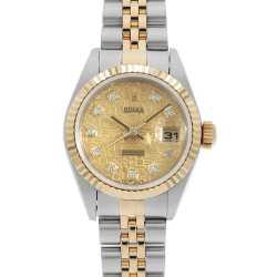 69173G シャンパン ROLEX（ロレックス）デイトジャスト 10Pダイヤ 中古