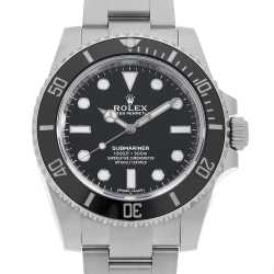 124060 ブラック ROLEX（ロレックス）サブマリーナ ノンデイト 中古