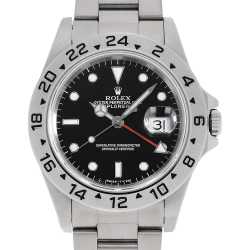 アコーディオン　michael社　中古　長期保管 16570 ブラック ROLEX（ロレックス）エクスプローラーII 中古