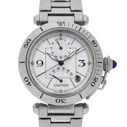 W31079M7 ブラック Cartier（カルティエ）パシャC GMT