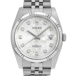 116234G シルバー ROLEX（ロレックス）デイトジャスト 10Pダイヤ