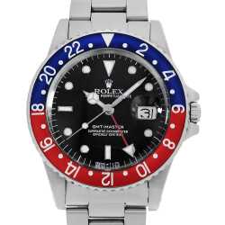 1675 GMTマスター　赤 青 ペプシ褪色ベゼル 1675 ブラック ROLEX（ロレックス）GMTマスター 赤青ベゼル