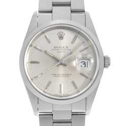 【ROLEX】ロレックス　オイスターパーペチュアル デイト 15200 U番 ロレックス パーペチュアル・デイト 15200 ブルー・バー U番 '98