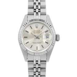 ROLEX デイトジャスト レディース 69174 ロレックス ROLEX デイトジャスト 69174 シルバー WG/SS 自動
