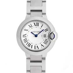 W4BB0029 シルバー Cartier（カルティエ）バロンブルー 11P