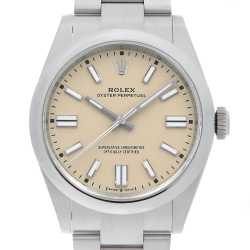 134300 ブルー ROLEX（ロレックス）オイスターパーペチュアル 中古