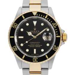   K44231 クォーツ腕時計 A2886 16618 ブルー ROLEX（ロレックス）サブマリーナ デイト 中古