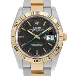 腕時計多数出品中 リンベル　厳選の宿 116261 ブラック ROLEX（ロレックス）ターノグラフ 中古 | 東京