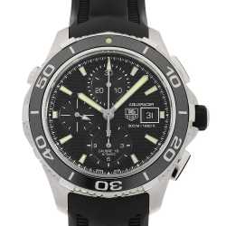 【あいす】タグホイヤー アクアレーサー クロノグラフ CAK2110 アクアレーサー 500m クロノグラフ セラミック[CAK2110.BA0833