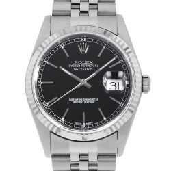 16234 ブラック ROLEX（ロレックス）デイトジャスト 中古 | 東京・大阪