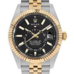 326933 ブラック ジュビリーブレス ROLEX（ロレックス） スカイドゥ
