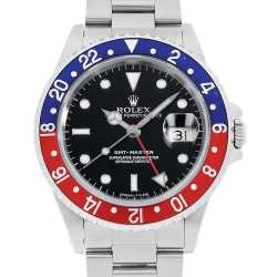 ロレックス純正品　gmtマスター2 ベゼル インサート 赤黒　16710 16710 ブラック ROLEX（ロレックス）GMTマスターII 赤黒ベゼル 中古