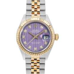 ROLEX ロレックス 279173G デイトジャスト 9P スターダイヤモンド 腕時計 SS SSxK18YG K18YG レディース [中古] 279173G シャンパン ROLEX（ロレックス）デイトジャスト 9Pスター