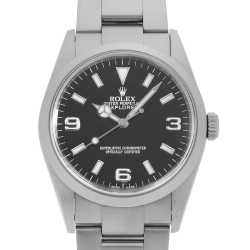 ※いぬ様専門ページ 114270 ブラック ROLEX（ロレックス）エクスプローラーI 中古 | 東京