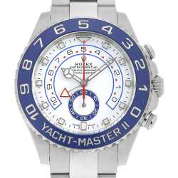 116688 ホワイト ROLEX（ロレックス）ヨットマスターII 新型ベンツ針
