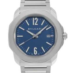 103829(OC42SCH) ブルー BVLGARI（ブルガリ）ローマ クロノグラフ 中古