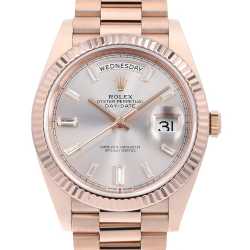 228206A アイスブルー ROLEX（ロレックス）デイデイト40 10Pバゲット